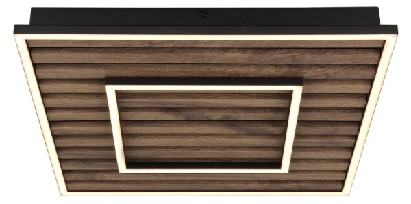Globo 67345D1 - LED stropné svietidlo WOODY LED/36W/230V 3000K 45x45 cm