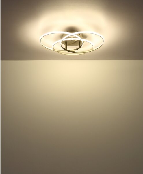 Globo 67355-40N - LED Stropné svietidlo KOMBOS 40W/230V pr. 45,6 cm matný chróm