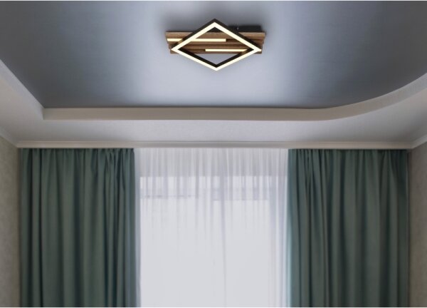 Globo 67344D - LED stropné svietidlo OBRIEN LED/19W/230V 3000K 31x33 cm