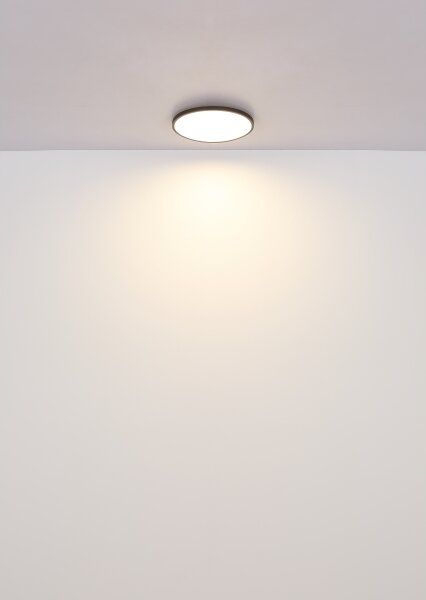 Globo 41566-15S - LED Stropné svietidlo NIELSEN LED/15W/230V pr. 23 cm čierna