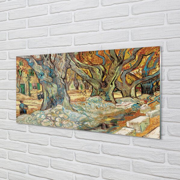 Obraz plexi Art abstraktné mestský trh 100x50 cm 4 Prívesky