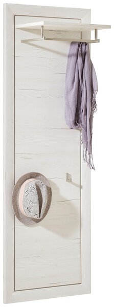 VEŠIAKOVÝ PANEL, biela, 52/151,5/30 cm Hom`in - Vešiakové steny