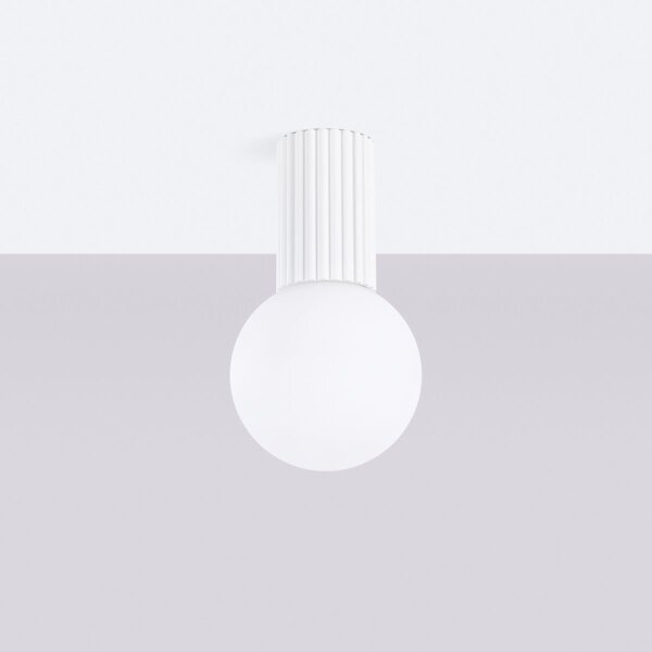 Sollux SL.1708 - Kúpeľňové stropné svietidlo HALO 1xG9/8W/230V IP44 biela