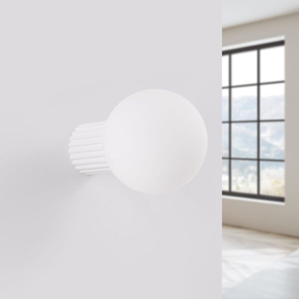 Sollux SL.1707 - Kúpeľňové nástenné svietidlo HALO 1xG9/8W/230V IP44 biela