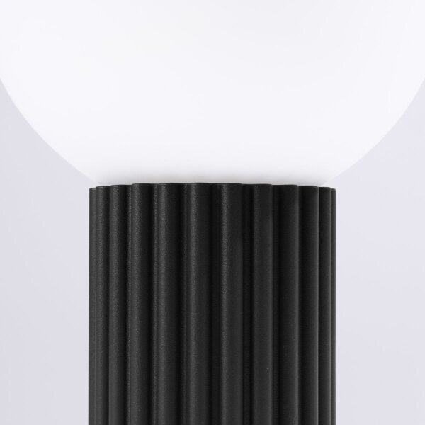 Sollux SL.1716 - Stolná lampa HALO 1xG9/8W/230V pr. 12 cm čierna
