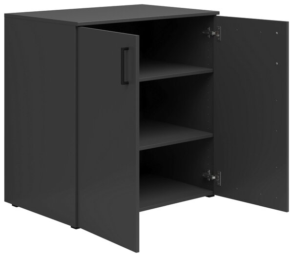 KOMODA, grafitová, 80/83/52 cm Carryhome - Komody
