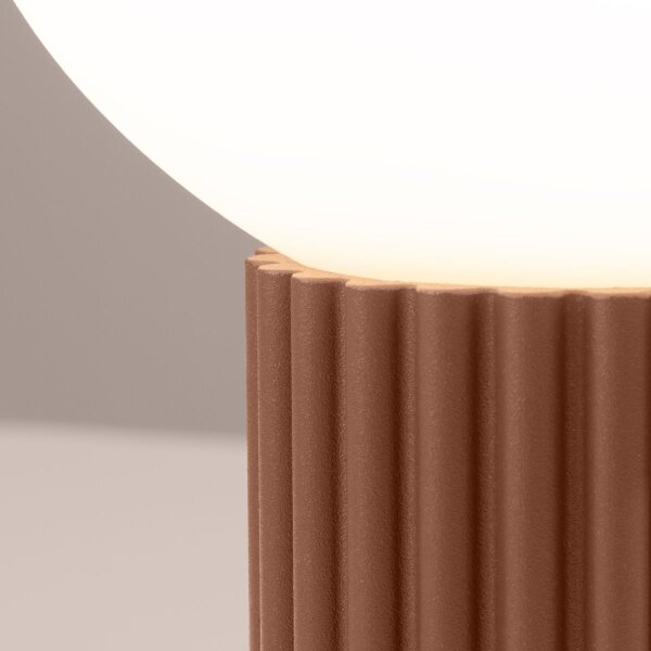 Sollux SL.1736 - Stolná lampa HALO 1xG9/8W/230V pr. 12 cm hnedá