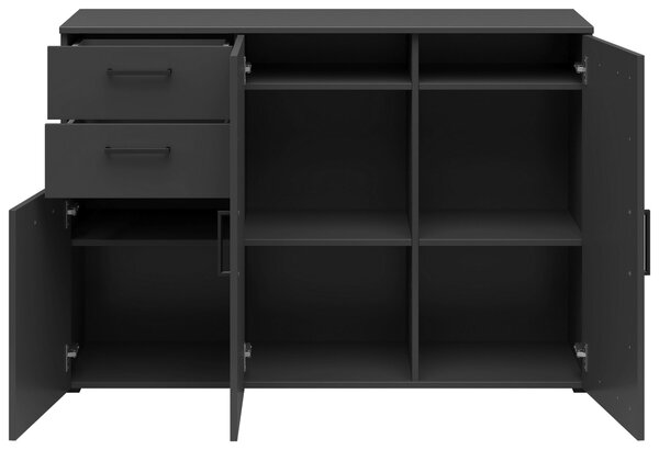 KOMODA, grafitová, 120/83/40 cm Carryhome - Komody