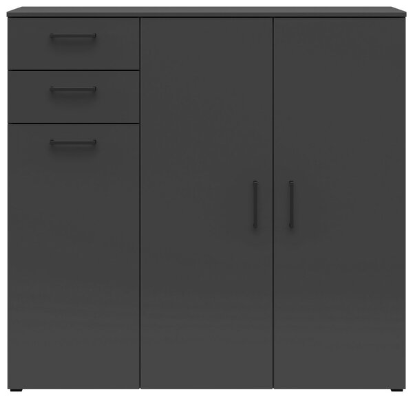KOMODA, grafitová, 120/115/40 cm Carryhome - Komody