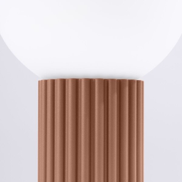 Sollux SL.1736 - Stolná lampa HALO 1xG9/8W/230V pr. 12 cm hnedá