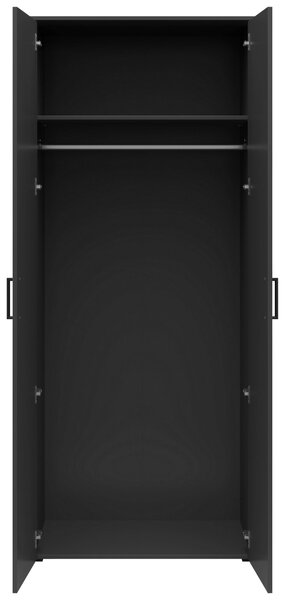 VIACÚČELOVÁ SKRIŇA, grafitová, 80/195/52 cm Carryhome - Skrine do chodby