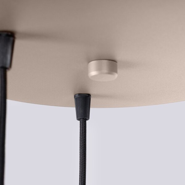 Sollux SL.1745 - Luster na lanku HALO 3xG9/8W/230V pr. 25 cm béžová