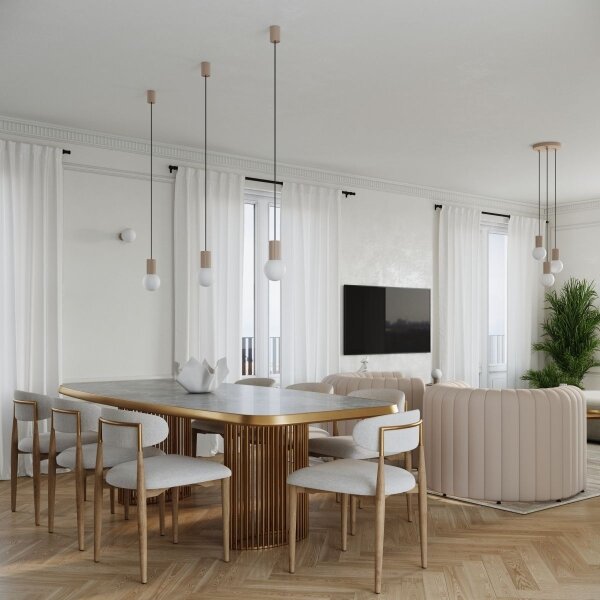 Sollux SL.1746 - Stolná lampa HALO 1xG9/8W/230V pr. 12 cm béžová