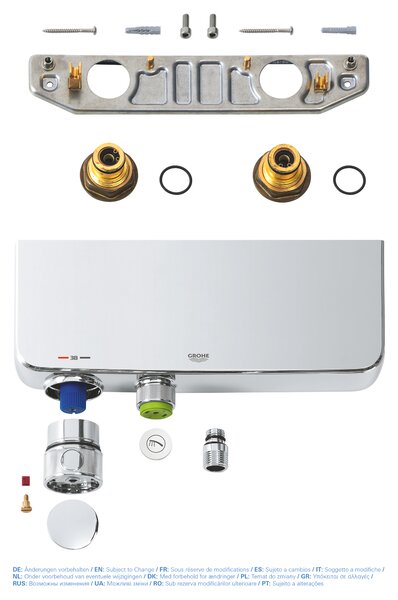 GROHE Grohtherm SmartControl - Termostatická sprchová batéria, chróm 34719000