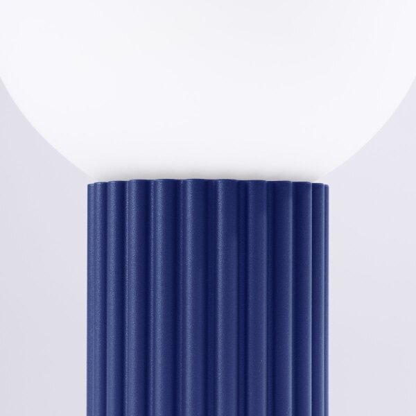 Sollux SL.1741 - Stolná lampa HALO 1xG9/8W/230V pr. 12 cm modrá