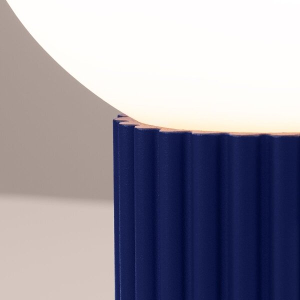Sollux SL.1741 - Stolná lampa HALO 1xG9/8W/230V pr. 12 cm modrá