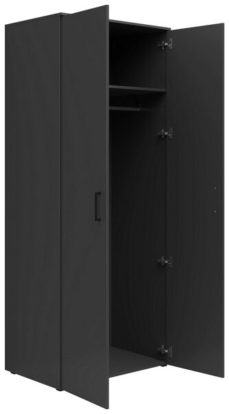 VIACÚČELOVÁ SKRIŇA, grafitová, 80/195/52 cm Carryhome - Skrine do chodby