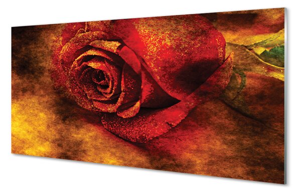Nástenný panel  rose picture 100x50 cm