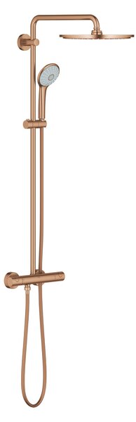 GROHE Euphoria System 310 - Sprchový systém s termostatom na stenu, kartáčovaný Warm Sunset 26075DL0