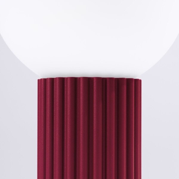Sollux SL.1751 - Stolná lampa HALO 1xG9/8W/230V pr. 12 cm červená
