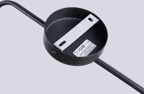Sollux SL.1697 - Nástenná lampa NOX 1xE14/10W/230V čierna