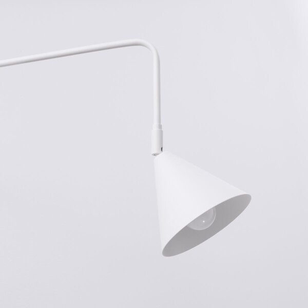 Sollux SL.1696 - Nástenná lampa NOX 1xE14/10W/230V biela