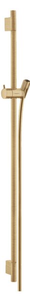 Hansgrohe Unica - S Puro sprchová tyč 900 mm so sprchovou hadicou Isiflex 1600 mm, kartáčovaný bronz 28631140
