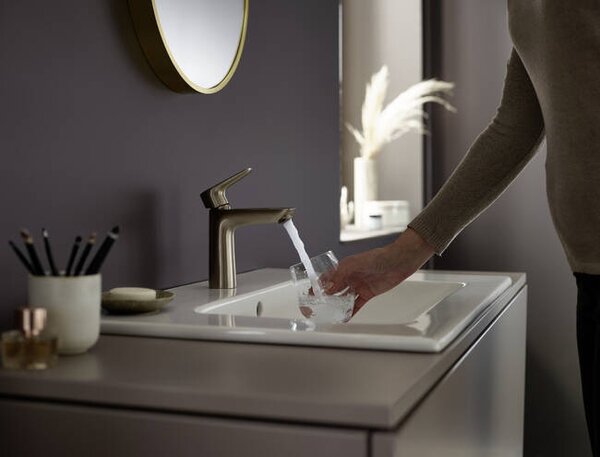 Hansgrohe Talis E - Páková umývadlová batéria 110 bez odtokovej súpravy, kartáčovaný bronz 71712140