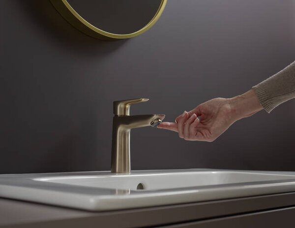 Hansgrohe Talis E - Páková umývadlová batéria 110 bez odtokovej súpravy, kartáčovaný bronz 71712140