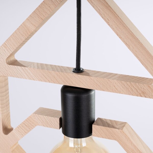 Sollux SL.1757 - Luster na lanku CARO 1xE27/15W/230V buk