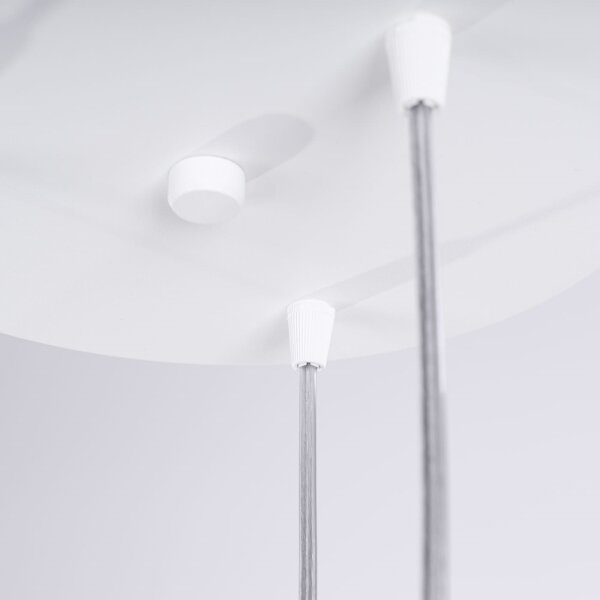 Sollux SL.1694 - Luster na lanku LIRO 3xGU10/10W/230V biela