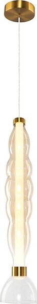LED Luster na lanku LUCCO LED/18W/230V pr. 15 cm zlatá