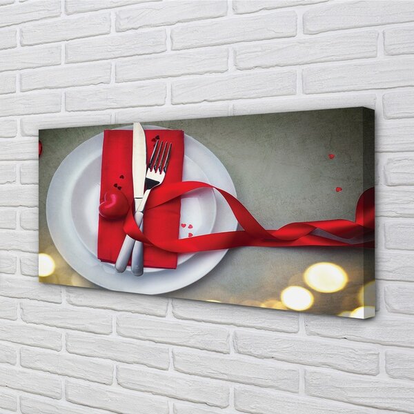 Obraz canvas Heart ľahké večera 100x50 cm
