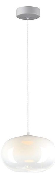 LED Luster na lanku VASO LED/4W/230V pr. 18 cm biela