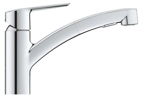 GROHE Start - Páková drezová batéria s výsuvnou sprškou, chróm 30531001