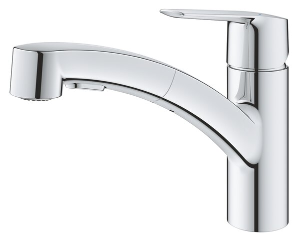 GROHE Start - Páková drezová batéria s výsuvnou sprškou, chróm 30531001