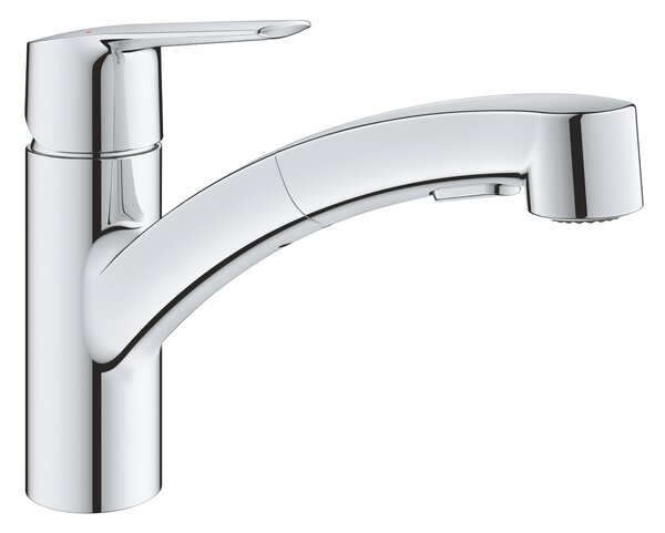 GROHE Start - Páková drezová batéria s výsuvnou sprškou, chróm 30531001