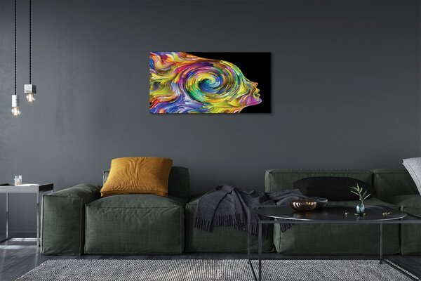 Obraz canvas Žena farebný obrázok 100x50 cm