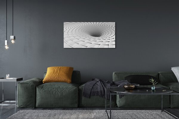 Obraz na plátne 3d geometrický násypka 100x50 cm