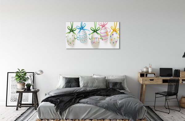 Obraz na plátne vajíčka 100x50 cm
