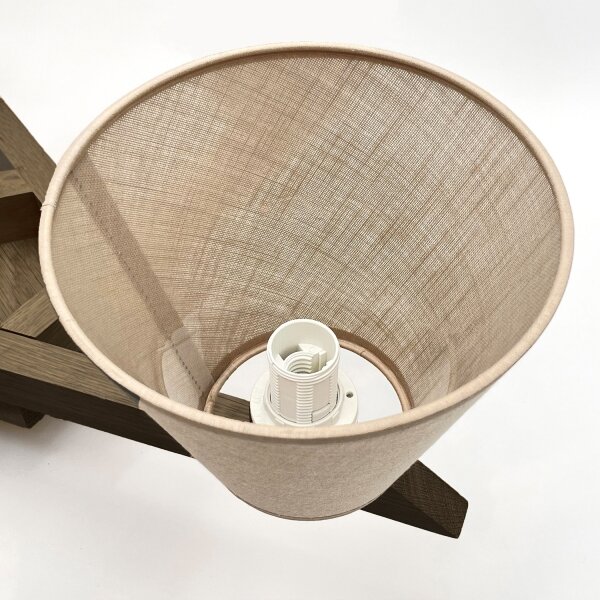 Brilagi - LED Prisadený luster ANTHONY 5xE14/40W/230V dub orech