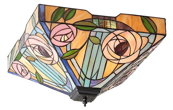 Endon 70698 - Stropné svietidlo Tiffany WILLOW 2xE27/60W/230V