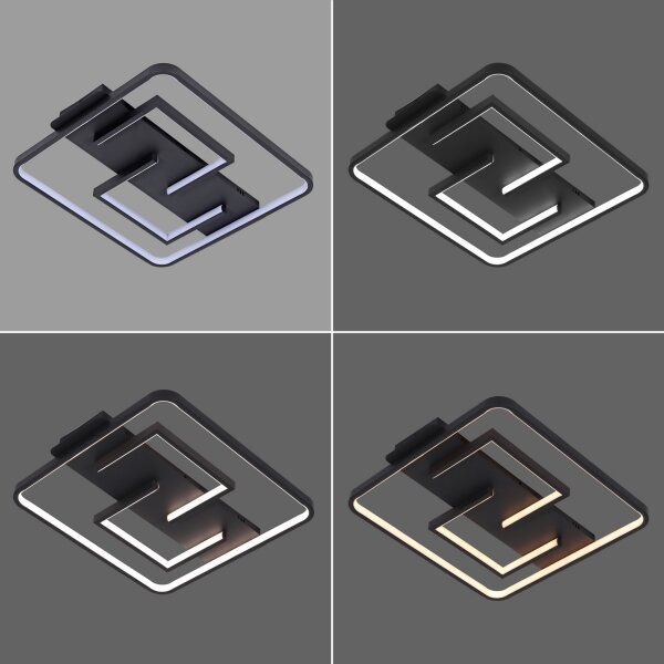Brilagi - LED stmievateľné stropné svietidlo FLARE LED/34W/230V 3000-6000K + diaľkové ovládanie