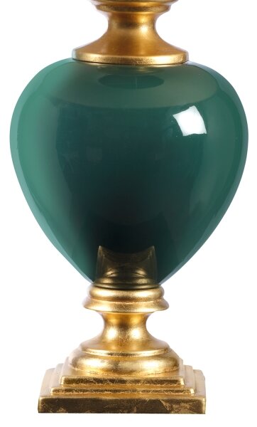 ONLI - Stolná lampa AMADEUS 1xE27/15W/230V 72 cm zelená/zlatá