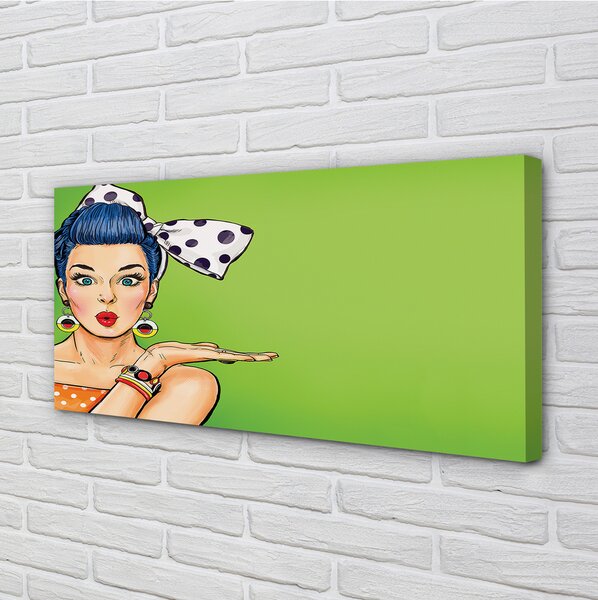 Obraz canvas Samice červené pery lúk 100x50 cm