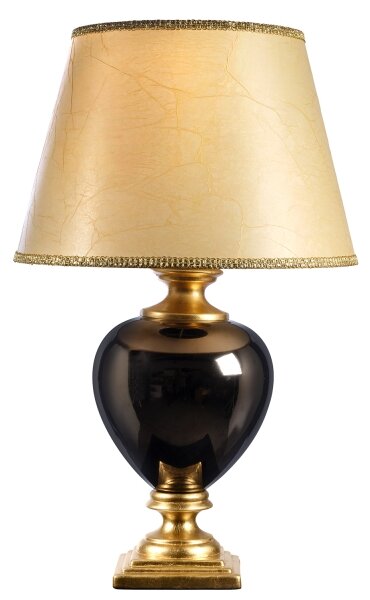 ONLI - Stolná lampa AMADEUS 1xE27/15W/230V 72 cm čierna/zlatá