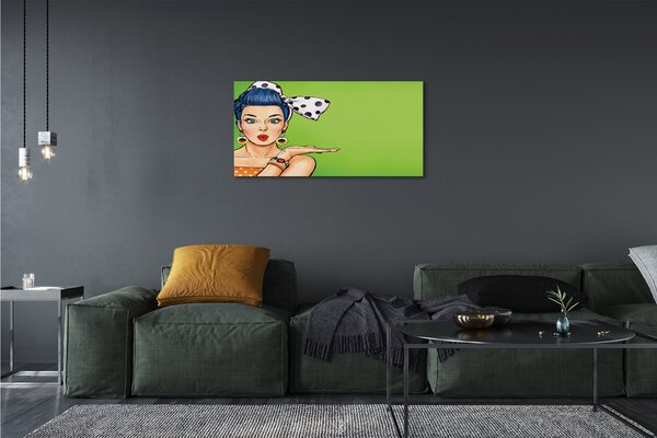 Obraz canvas Samice červené pery lúk 100x50 cm