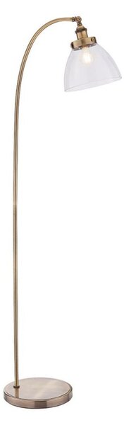Endon 77860 - Stojacia lampa HANSEN 1xE27/40W/230V mosadz