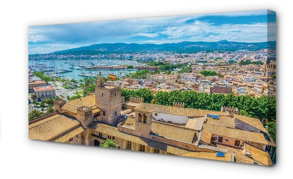 Obraz na plátne Španielsko Port pobreží mesto 100x50 cm