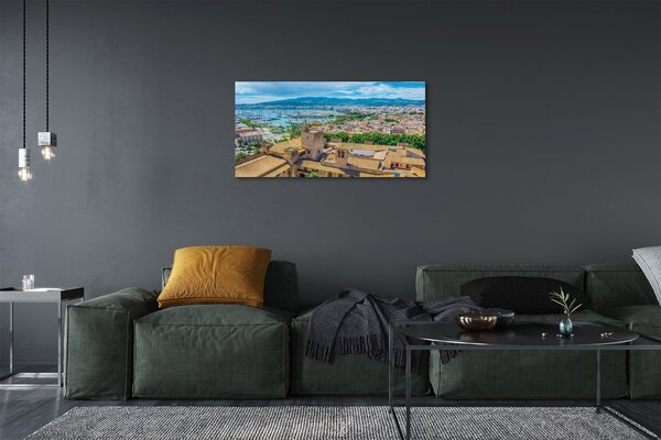 Obraz na plátne Španielsko Port pobreží mesto 100x50 cm